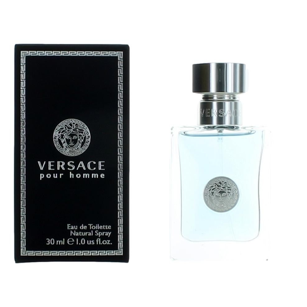 Bottle of Versace Pour Homme by Versace, 1 oz Eau De Toilette Spray for Men